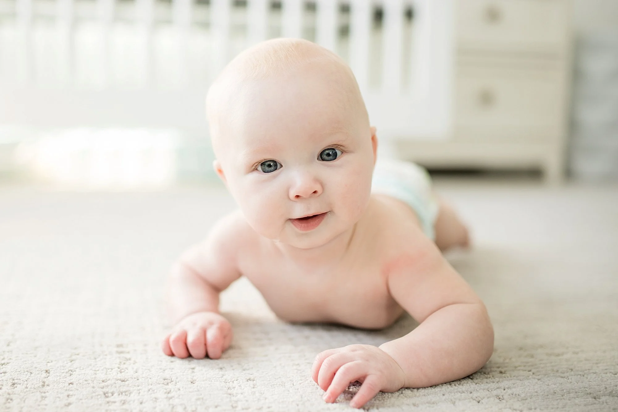 baby nursery six months old