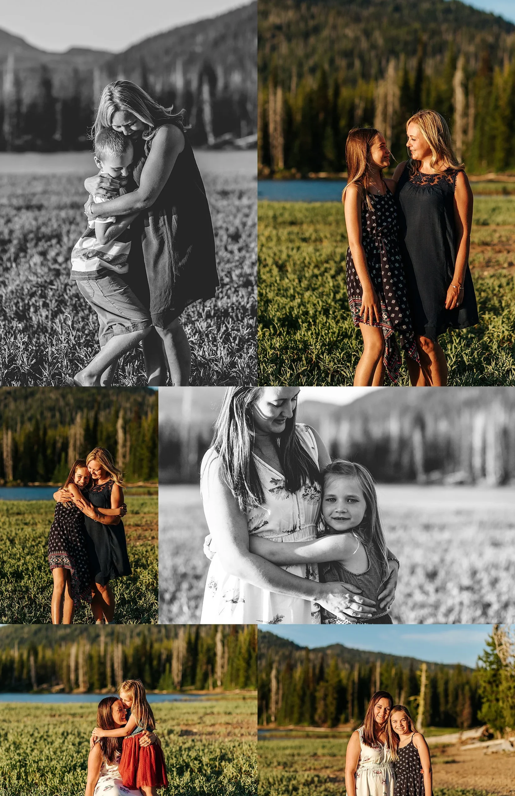 mom and daughter photography, sparks lake
