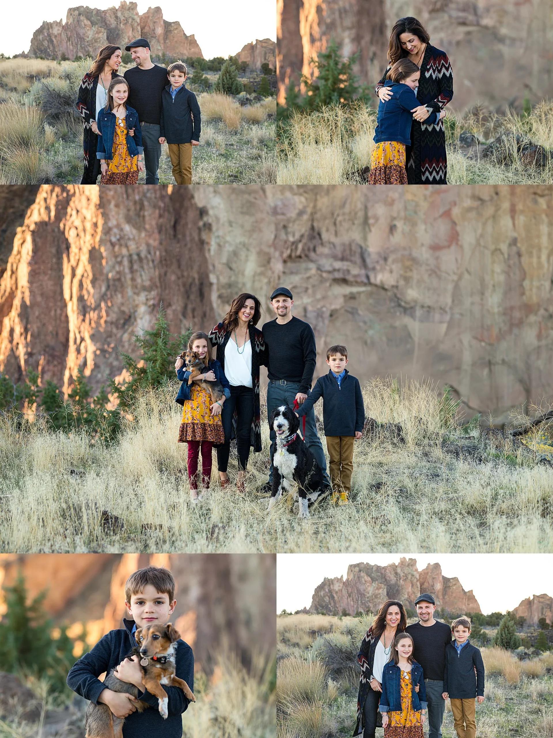 family photos at smith rock