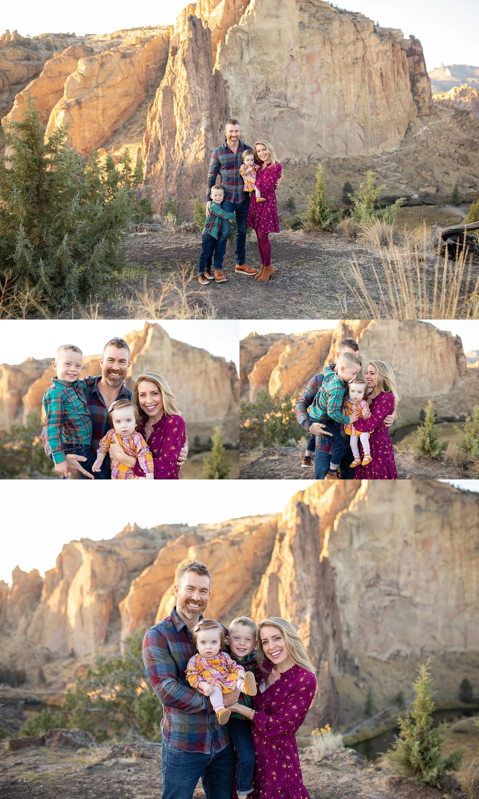 family photos at smith rock, oregon