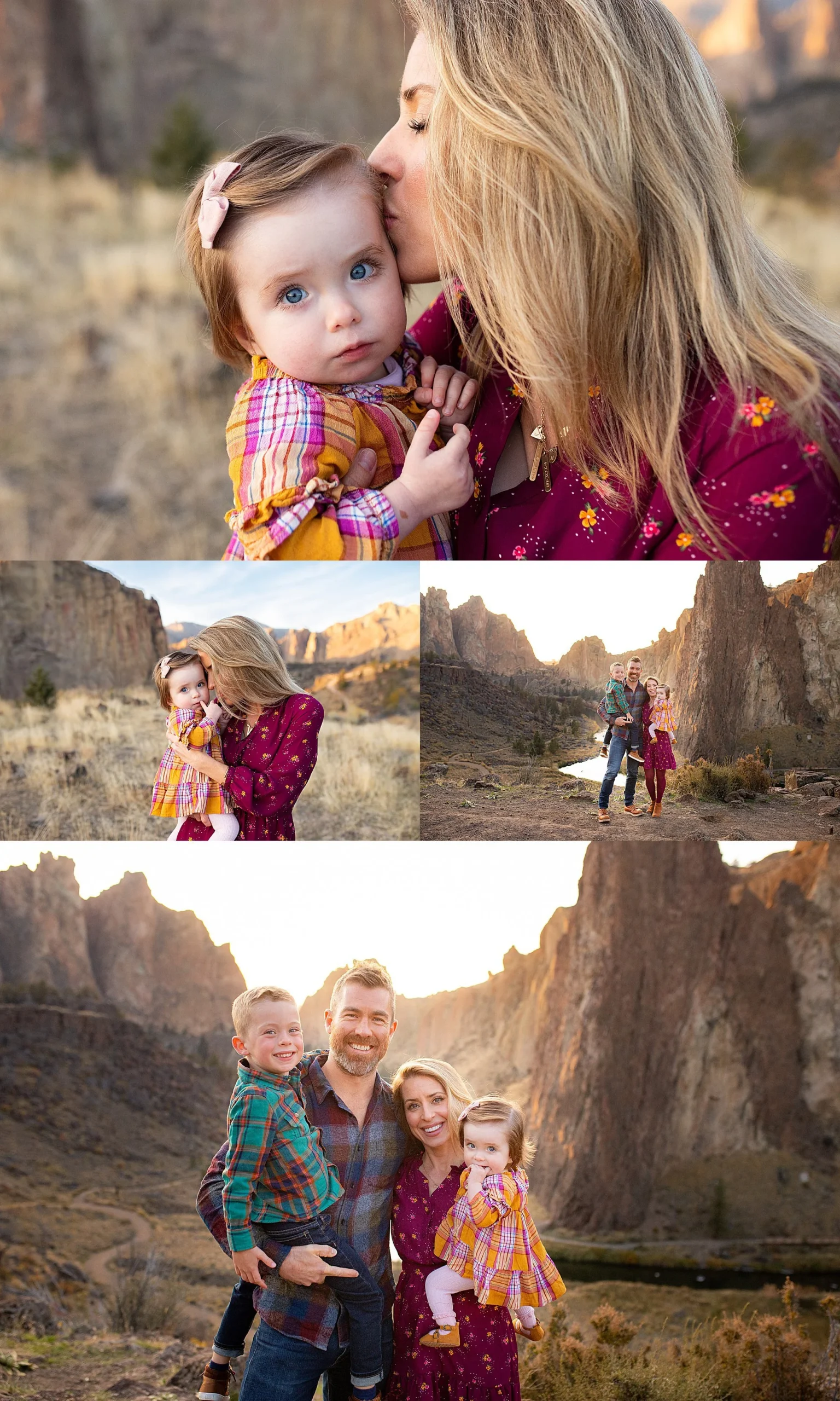 family photo session at smith rock