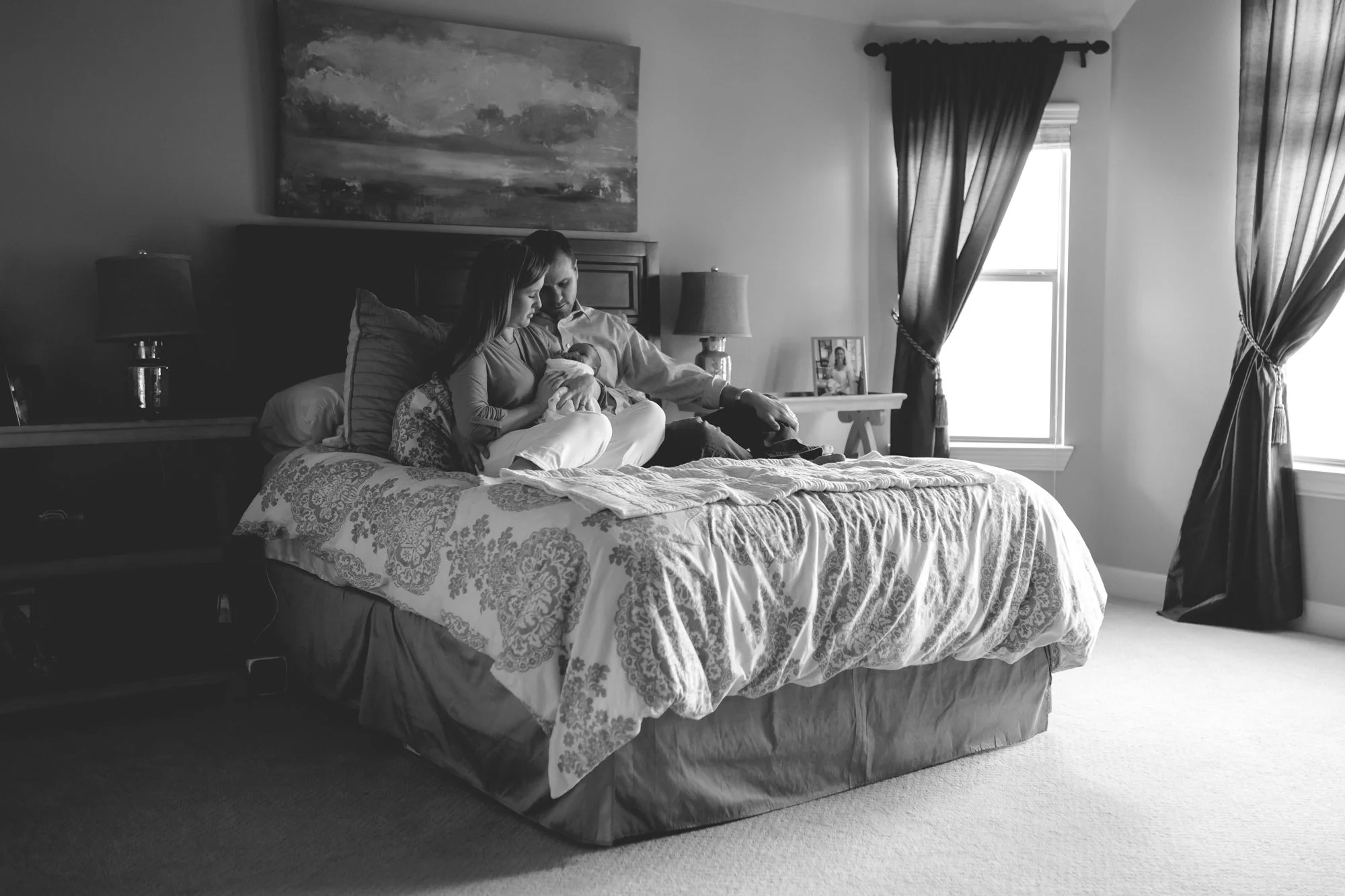 in home newborn session jacksonville florida