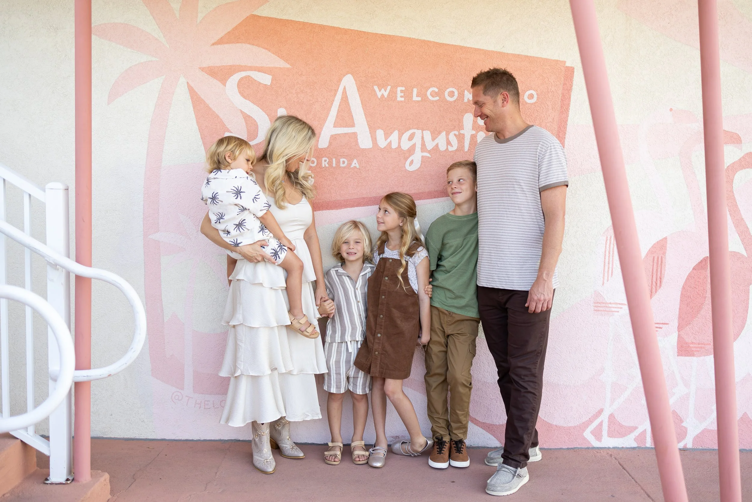 St. Augustine family photography session