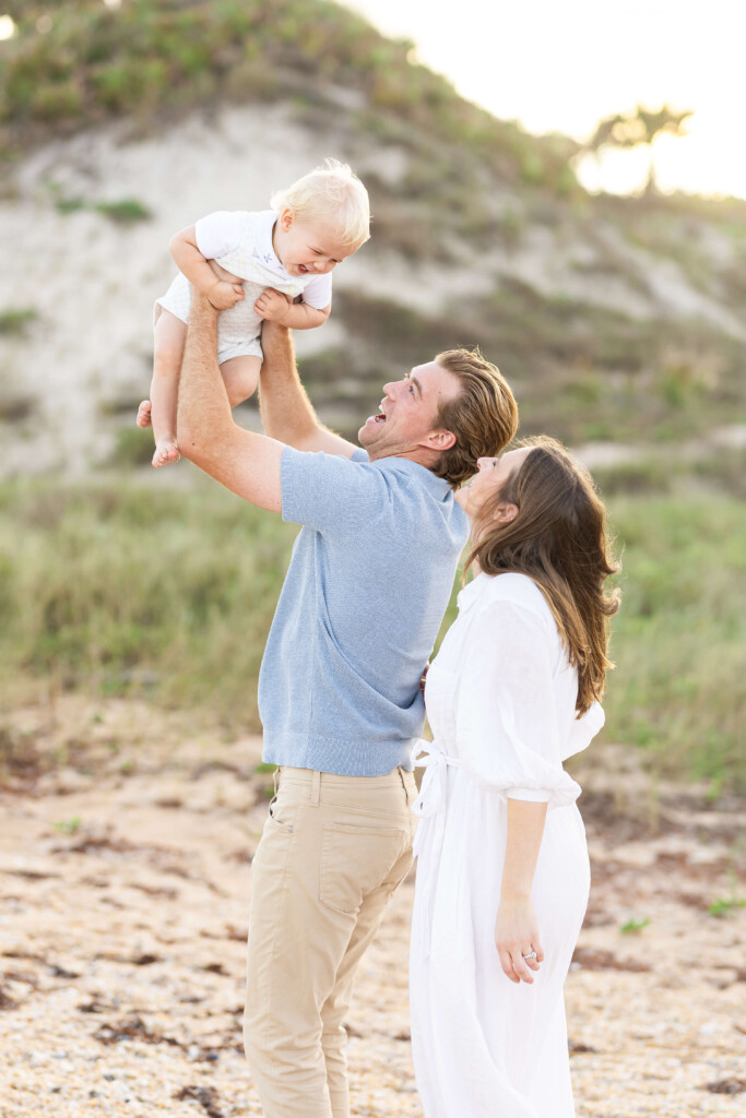 dad with kids photo session